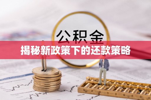 吉首揭秘新政策下的还款策略