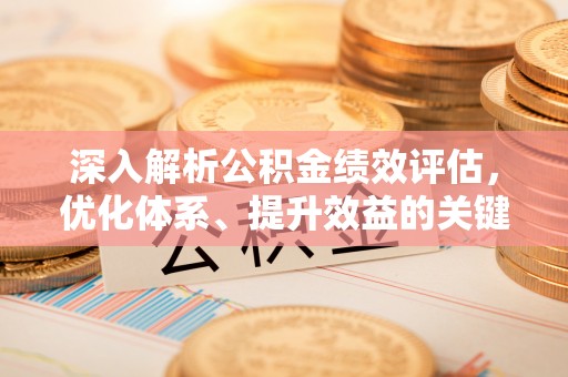 吉首深入解析公积金绩效评估，优化体系、提升效益的关键路径