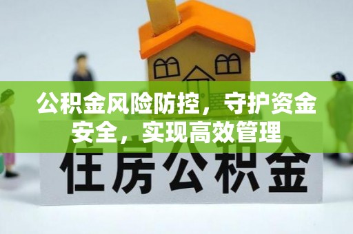 吉首公积金风险防控，守护资金安全，实现高效管理